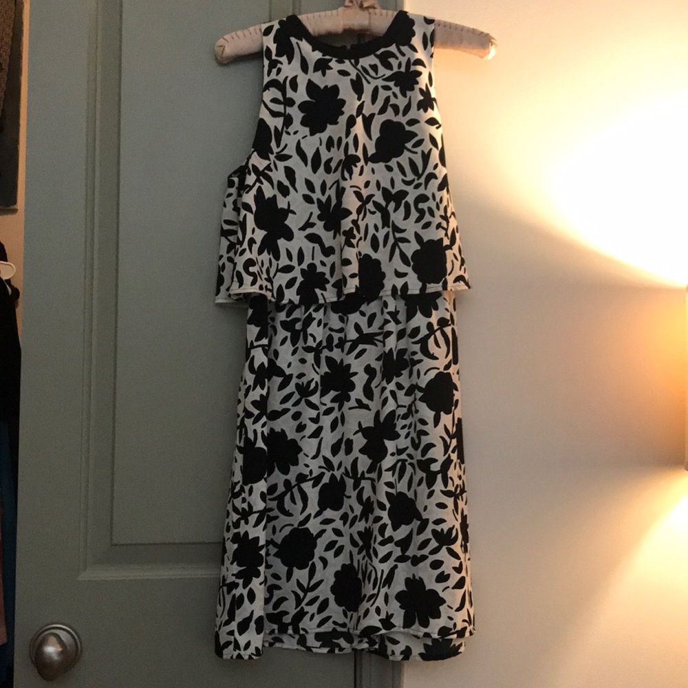 Floral knee length dress